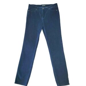 Buffalo David Bitton Supreme Mid-rise Skinny Stretch Navy Corduroy Pants Size 10